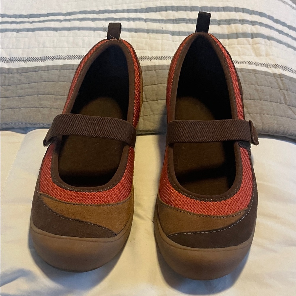 Brown and Orange Terrain Shoes